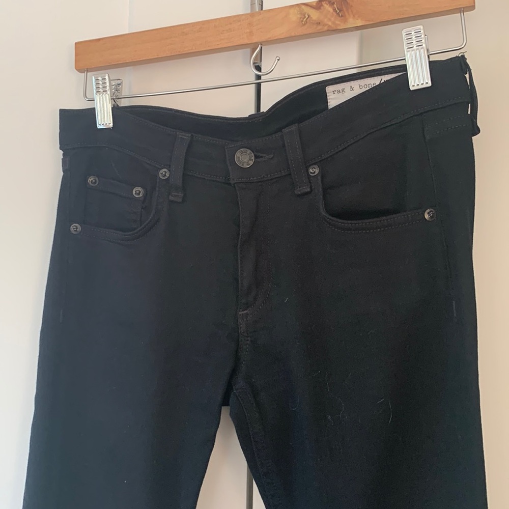 RAG & BONE CAPRI JEANS SZ 27 BLACK!